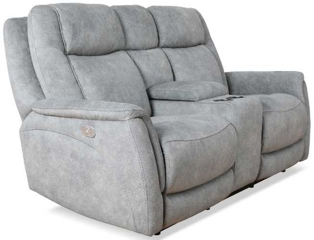 Parker House® Linus Hudson Gray Power Zero Gravity Reclining Loveseat-0