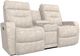 La-Z-Boy® Baron Taupe Power Wall Reclining Loveseat with Console, Headrest and Lumbar-0