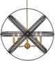 Uttermost® Spherical Dark Bronze Pendant-5