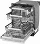 SKS PowerSteam® 24" Stainless Steel Top Control Built In Dishwasher-3