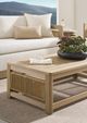 Vanguard® Furniture Customizable Drift Fabric/Teak Outdoor Sofa-5