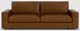 EQ3 Cello Plush Leather Straight Arm Sofa-1