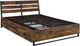 ACME Furniture Juvanth Black/Rustic Eastern King Storage Panel Bed-0