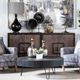 Crestview Collection Drummond Black Cocktail Table-1