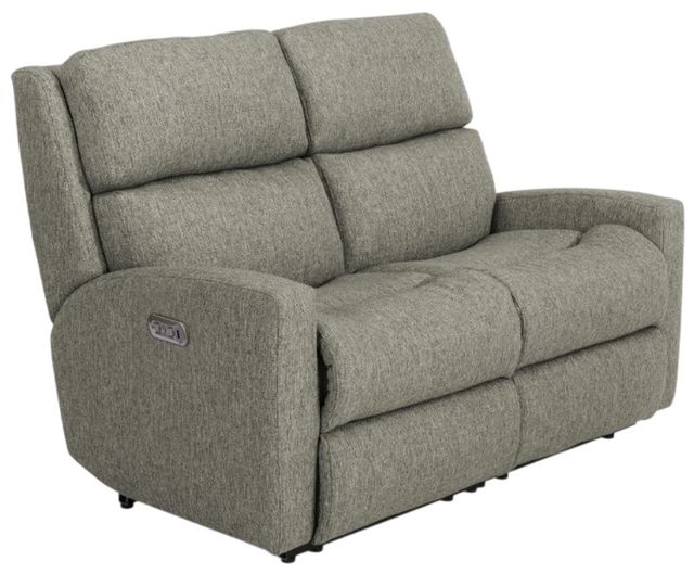 Flexsteel® Customizable Catalina Fabric Power Reclining Loveseat with Power Headrests-0