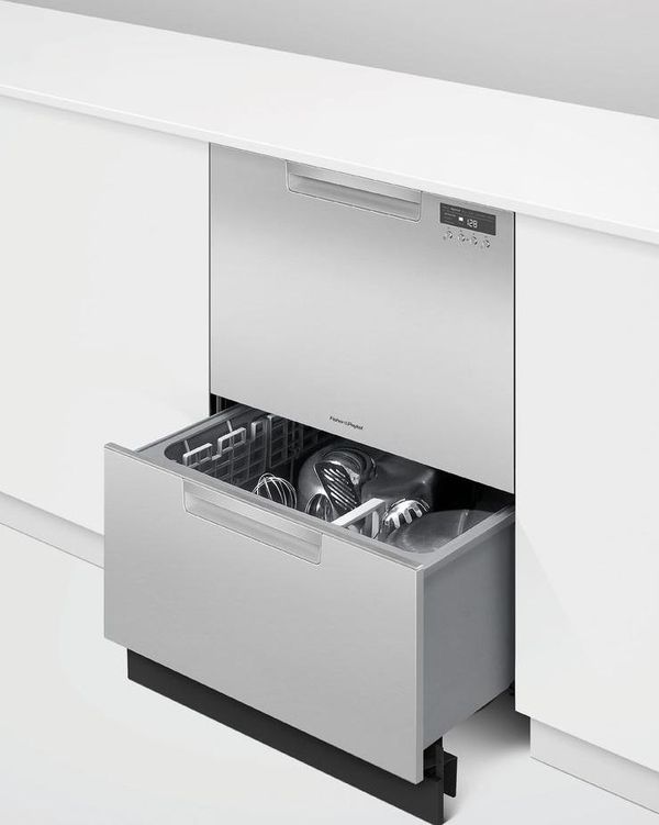 Fisher & Paykel Series 7 24" Stainless Steel Double DishDrawer Dishwasher