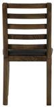 International Furniture Direct Town Brown/Gray Side Chair-5