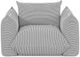 TOV Furniture Saint Tropez Black Fabric Indoor/Outdoor Armchair-3