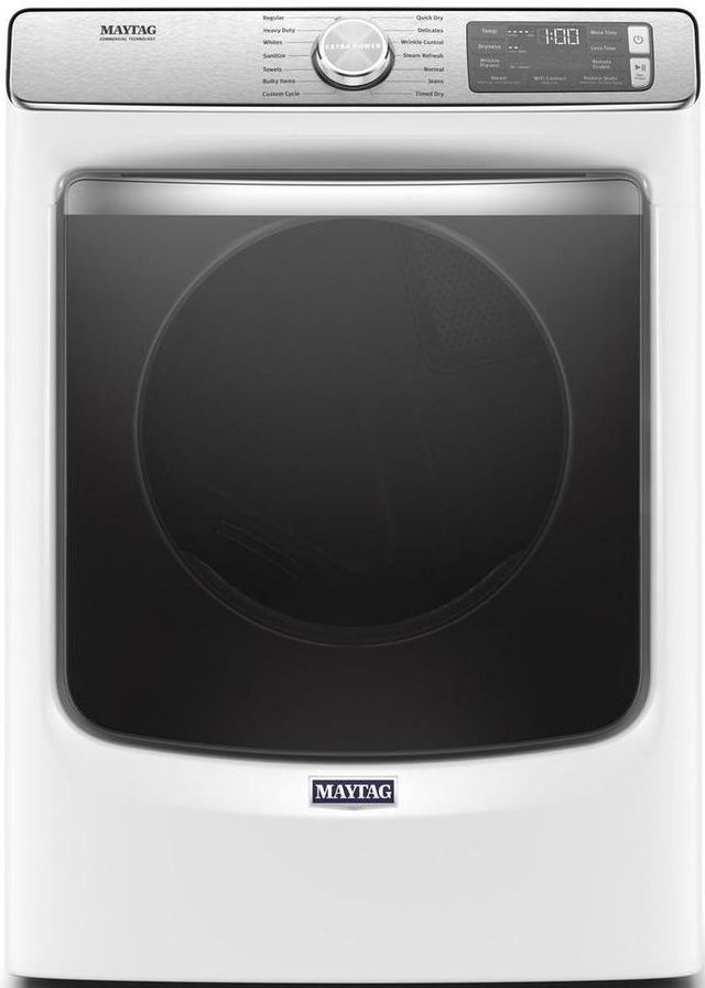 Maytag® 7.3 Cu. Ft. White Front Load Electric Dryer-0