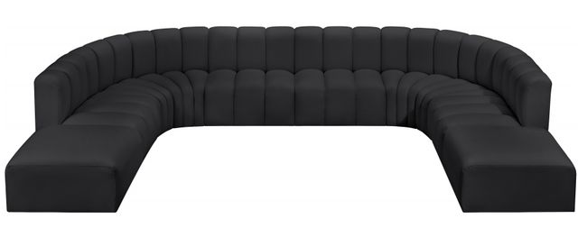 Meridian Furniture Arc Black 10-Piece Sectional-1
