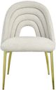 ACME Furniture Fadri 2-Piece Gold/Teddy Side Chair Set-1