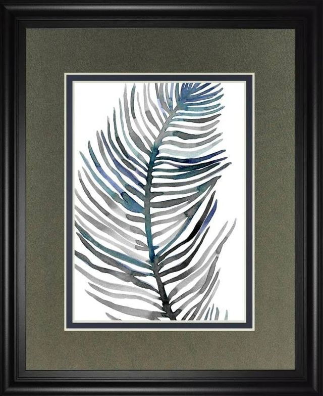 Classy Art Blue Feathered Palm III by Emma Scarvey Wall Art-0