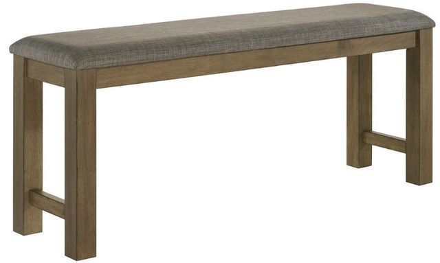 Liberty Furniture Brook Bay Gray/Sandstone Counter Dining Bench-0