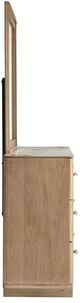 Coaster® Leanne Light Oak Dresser and Mirror Set-4