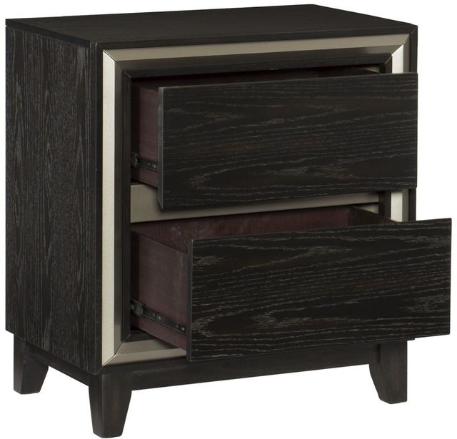 Mazin Furniture Grant Ebony Nightstand-1