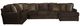 Jackson Furniture Mammoth 3-Piece Chocolate Right-Arm Facing Sectional and Chaise-1
