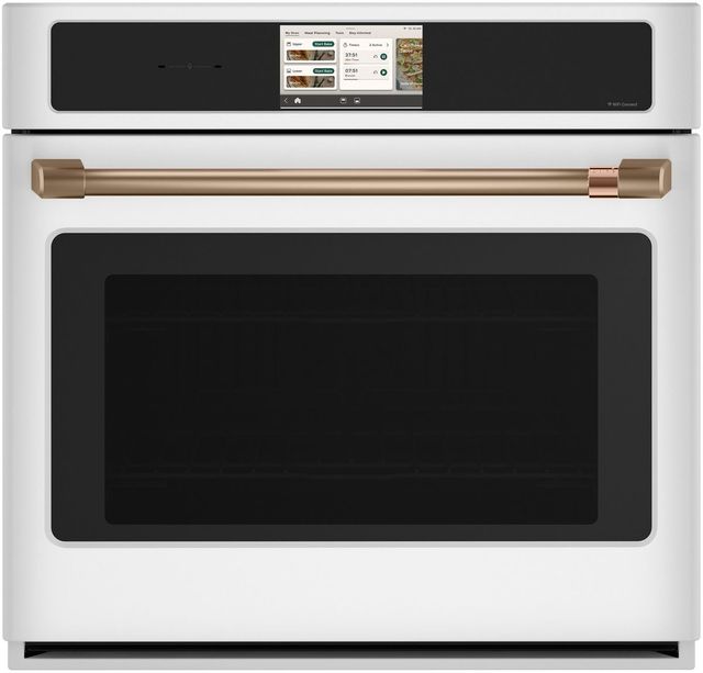 Café™ Professional Series 30” Matte White Smart Single Electric Wall Oven with Convection-0