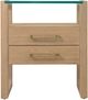 Hooker® Furniture Banyon Bay Glass Top Nightstand with Desert Oak Base-2