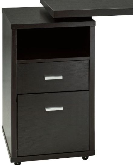 Brassex Inc. Red Cocoa Office Desk-1