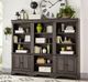 aspenhome® Sinclair Ash Grey Bookcase-1