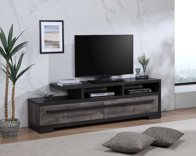 Crown Mark Remington Black TV Stand-1