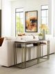 Kincaid® Brighton-Acquisitions Cacao White Oak Sofa Table with Brass Base-1