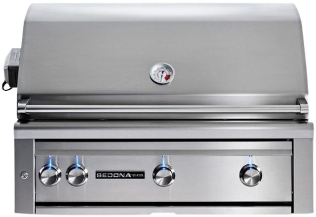 LYNX® Sedona 3-Burner Stainless Steel Built-In Liquid Propane Grill with 3 Stainless Steel Burners and Rotisserie-0