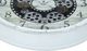 Monarch Specialties Inc. Antique White 20" Round Wall Clock with Standard Numbers on White Gear Mech-1
