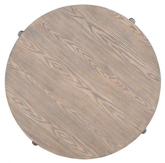 Furniture of America® Roros Natural Round End Table-3