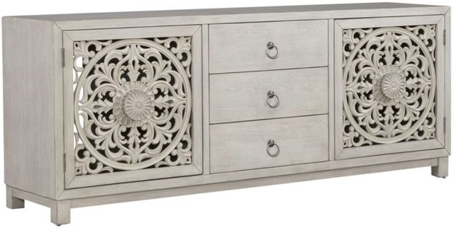 Liberty Furniture Sundance Antique Linen 72" Accent Cabinet-0