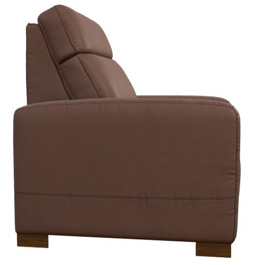 La-Z-Boy® Acadia Chestnut Leather Power Reclining Chair with Headrest-3