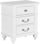Elements International Alana 3-Piece White Full Youth Bedroom Set-3