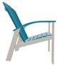 Telescope Casual Newport Aqua/Desert Polymer Outdoor MGP Adirondack Chair-2