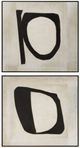 Uttermost® Characters 2-Piece Hand Painted Abstract Art Set-0