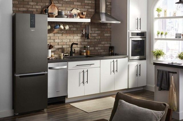 Whirlpool® 17.4" Heritage Stainless Steel Dishwasher Panel-1