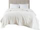 Olliix by Madison Park Coleman Ivory King Reversible Down Alternative Blanket-1