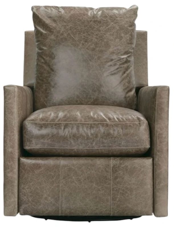 Rowe® Customizable Lilah Leather Manual Swivel Glider Recliner-0