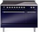 Ilve® Nostalgie II Series 48" Midnight Blue Pro Style Induction Range-0