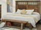 International Furniture Direct Parota Brown Eastern King Panel Bed-1