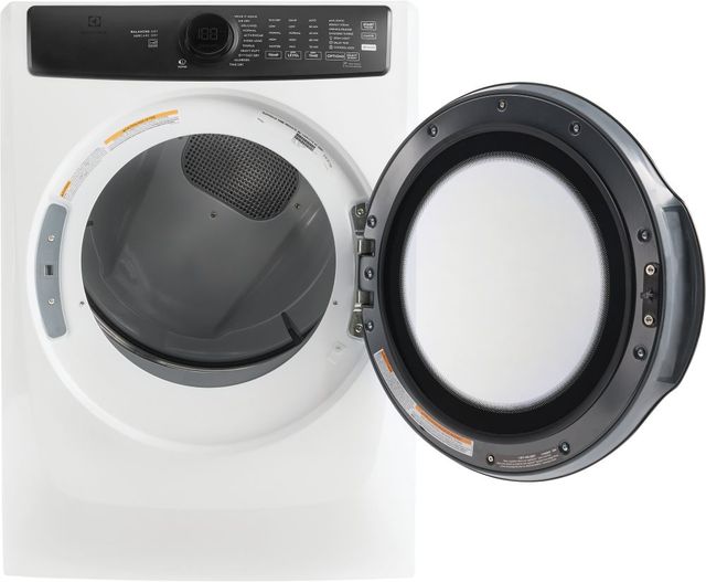 Electrolux® 700 Series 8 Cu. Ft. Matte White Front Load Gas Dryer with Perfect Steam™-1