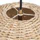 Uttermost® Seagrass Antique Brass 1-Light Dome Pendant-5