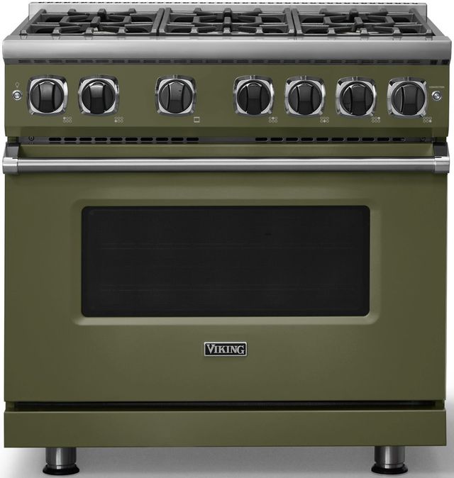 Viking® 7 Series 36" Martini Pro Style Liquid Propane Gas Range-0