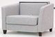 Luonto® Furniture Monika Gray Cot Size Chair Sleeper-0