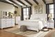 Signature Design by Ashley® Willowton Whitewash King Sleigh Rails-4