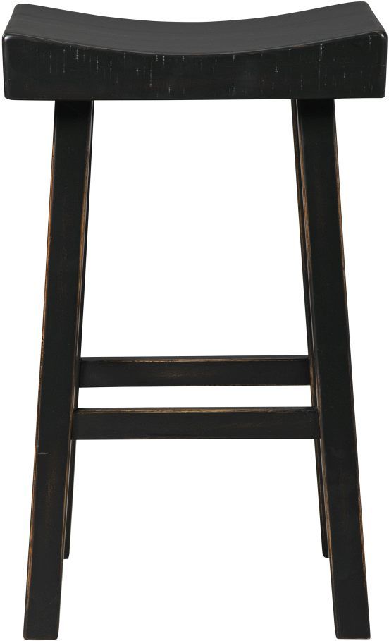 Signature Design by Ashley® Glosco Black Pub Height Bar Stool-2