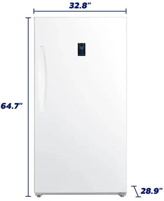 Element® 33" 17 Cu. Ft. White Upright Freezer-2
