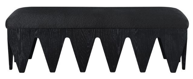 Meridian Furniture Altair Black 55" Upholstered Bench-1
