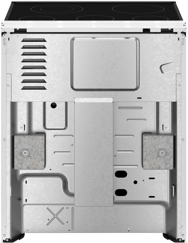GE® 500 Series 30" White Slide-In Electric Range-4