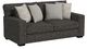 Elements International Tully Charcoal Loveseat-0