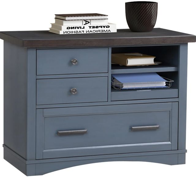 Parker House® Americana Modern Denim Functional File with Power Center-0